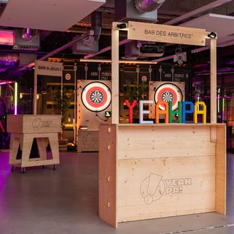 game court animation cocktail entreprise