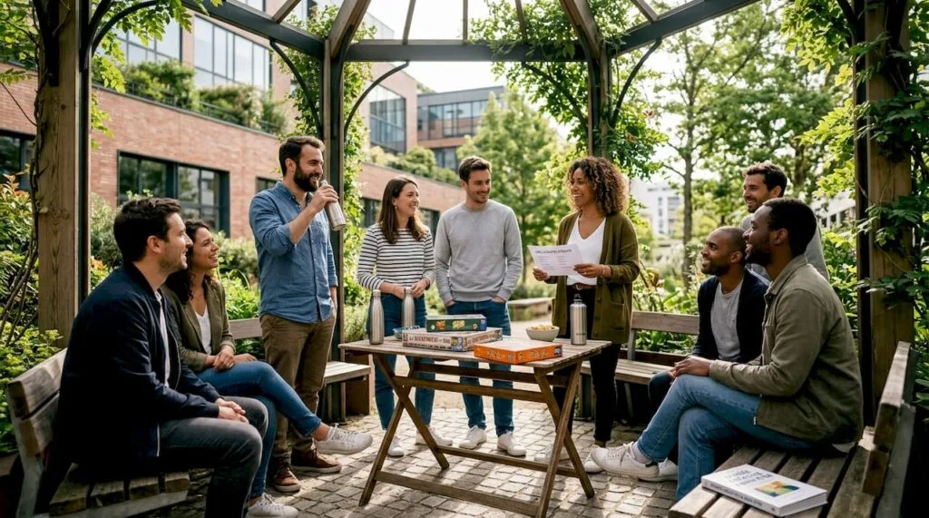 Des collègues qui organisent des sorties en équipe pour profiter du grand air.