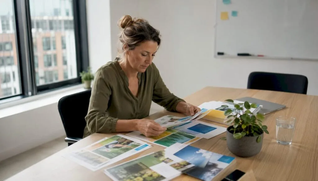 Responsable RH en charge de la mise en place de supports événementiels écoresponsables