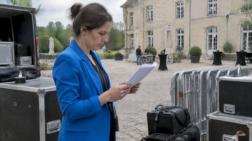 Coordinatrice en charge de la logistique d’un événement